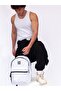 Unisex White School And Backpack - 5