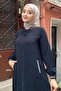 Nida Ribanalı Ferace Black - 5