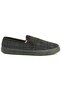 Men's Black Linen Shoes Summer Plaid - 2