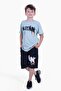 Hicet printed boy's bottom-top summer mint green set - 5
