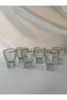 6 Coffee Cups with Water Glass on the Side Gold - 5