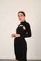Women's Mock Neck Cotton Long Sleeve Warmer - 2