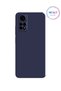 Navy Blue Liquid Inside Velvet Silicone Case for Xiaomi Redmi Note 12 Pro 4g