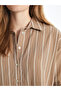 LCW Oversize Striped Long Sleeve Women's Shirt - 3