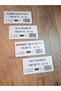 10 Pieces of Adhesive Stickers for Shelf Fronts 8X4 cm Pvc Protection Pocket Transparent Glossy 8X4 cm Label - 8