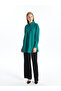LCW Oversize Seersucker Women's Shirt - Solid Long Sleeve - 2