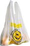 Large Size Smiling Face Printed Roll Bag Market Vegetable Shop Athlete Atlet Hışır 1 Piece. - 2