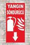 Fire Extinguisher (25X12Cm Foil Print) - 3