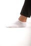 Bamboo Men's Sneaker 3 Black- 3 White Socks Seamless Ankle Invisible Sports Socks Premium 6-Pack - 8