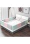 300 Cm Bed Barrier Baby and Child Fear Safety Barrier Protection Barrier Double Side Pink - 3