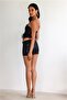 Black Sequined Mini Skirt with Wardrobe Lining, Mini Skirt, Evening Dress Skirt - 7