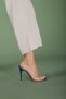 Seina Jean Transparent 10 cm Women's Slippers, Heeled Slippers