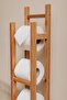 Bamboo Lux Coco Refilled Toilet Paper Holder 15x16x60 Cm - 3