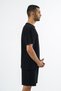 Men's Regular Fit Plain Black Shorts - 7