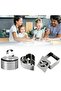 Narkalıp Stainless Parfait Cake Mold Set of 3 Diameter 8cm - 4