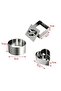 Narkalıp Stainless Parfait Cake Mold Set of 3 Diameter 8cm - 2