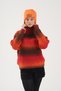 Women's Neon Orange Slogan Warm Fleece Beanie