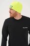 Men's Neon Green Slogan Warm Outdoor Fleece Beanie - 4