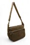 Postman Shoulder School Bag Crossbody High School Middle School Bag with Gorilla Keychain Gift - Tan