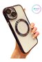 Cd Silicone Case with Deep Purple Lens Protector for iPhone 13 Mini