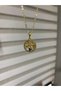 Women's Gold Tree of Life Necklace, with Zircon Stone Evil Eye Detail. - 3