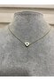 Woman's White Heart Eye Necklace - 2