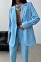 Blazer Jacket and Trousers Set - 4