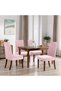 Quality Lycra Velvet Chair Cover Chair Cover Kitchen Chair Cover Chair Protection 6Pcs - 3