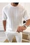 Breathable, sweat-wicking crew neck t-shirt -shirt, Oversized loose fit t-shirt. - 4