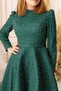 Yilidiz Evening Dress - Princess Model Hijab Evening Dress with Parillet and Stone Detail (K18802) - 6