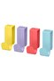 4Pcs Metal Multicolor - 1 Lätthet Hook and Clip