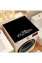 Washing Machine Dryer Cover Protection Pad Waterproof Mat Non-Slip Washable - 2