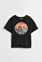 Tokyo City Landscape Printed Design Unisex Kids T-Shirt