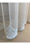 Tight 1/3 Law Pleat Tulle Curtain with Embroidered Skirt