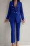 Belted Jacket Trousers Set - 3