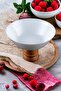 Stella Wooden Legged 23 cm Pit Presentation Plate, Fruit Bowl, Dessert Presentation, Snack Bowl, Bowl, Presentation Bowl - 6