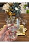 Bohemia Crystal Luxury 6-Person Spout Real Gilt Coffee Side Water Cup, Dowry Box, Gift - 6