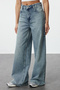 Mavi Normal Bel Ekstra Wide Leg Palazzo Geniş Paça %100 Pamuk Non-Stretch Jeans TWOAW25JE00106 - 3