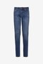 Skinny Fit Very Slim Fit Regular Waist Very Narrow Leg Men's Malone Blue Stretchy Jean Denim Jeans - 6