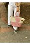 Straw Jute Look Handbag - Beach and Shoulder Bag - 2