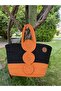 Straw Jute Look Clutch Bag Beach Bag Shoulder Bag - 4