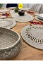 Wicker Jute Presentation Plate Coaster Supla American Service Runner Basket and Cup Holder 14 Pcs Modacardin - 3