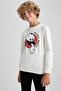 Boy's Disney Mickey & Minnie Long Sleeve Pajama Set A6731A823Au - 4
