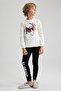 Boy's Disney Mickey & Minnie Long Sleeve Pajama Set A6731A823Au - 2