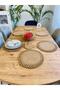 Wicker Jute Presentation Plate Mat, Supla American Serving Coaster and Basket, 13 Pieces
