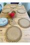 Wicker Jute Presentation Plate Mat, Supla American Serving Coaster and Basket, 13 Pieces - 3