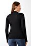 Women's Finger Detailed Body 21756 Black - 4