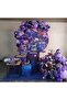 100 Pieces - Purple - Lilac - Pastel Black - Transparent Balloon Chain Set