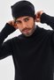Men's Beret Black Neon Thread Detailed Italian Design 4 Season Hat Beret Buff - 9