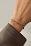 Letter Bracelet with Steel Twist Chain - 2